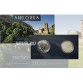 ANDORRA 1,25 EURO 2022 - Cultural Heritage from Andorra - Squirrel and Saint Jean de Caselles