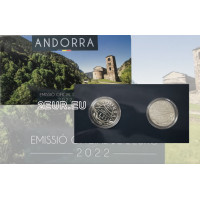 ANDORRA 1,25 EURO 2022 – Andorra kultuuripärand – orav ja Saint Jean de Caselles