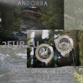 ANDORRA 1,25 EURO 2023 - Cultural Heritage from Andorra - wood grouse and the bridge of San Antonio de la Grella