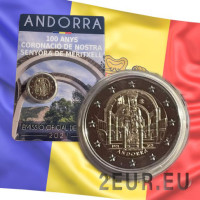  Andorra 2 euro BU mündikaart 2021 – Kroonimise 100. aastapäev - Our Lady of Meritxell