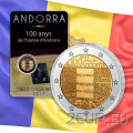 Andorra 2 euro BU coincard 2017 - 100 Years of the Anthem of Andorra