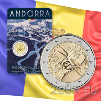 Andorra 2 euro BU mündikaart 2019 - Alpinistide maailmakarika finaal