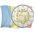 Andorra 2€ UNC 2021 - Coat of arms