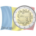 Andorra 2€ UNC 2022 - Coat of arms