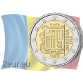 Andorra 2€ UNC 2023 - Coat of arms