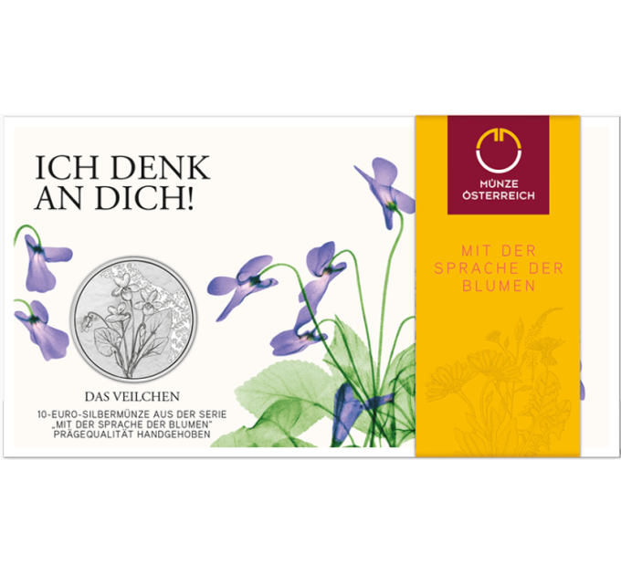 Austria 10 euro Silver coin 2024 - Violet