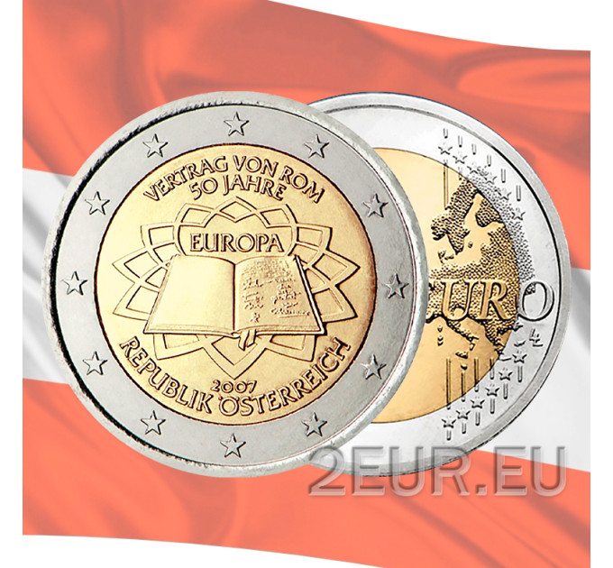 Austria 2 euro UNC 2007 - 50 Years Treaty of Rome