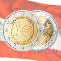 Austria 2 euro UNC 2009 - 10 Years Euro