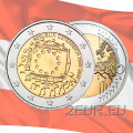 Austria 2 euro UNC 2015 - 30th Anniversary of the EU Flag