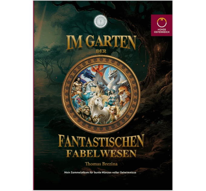 Album for 3 euro coins Austria  - Mythical creatures