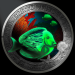 Austria 3 euro coin 2024 - Luminous Marine Life - Blue surgeonfish