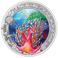 Austria 3 euro coin 2025 - Luminous Marine Life - Dorid Nudibranch