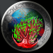 Austria 3 euro coin 2025 - Luminous Marine Life - Dorid Nudibranch