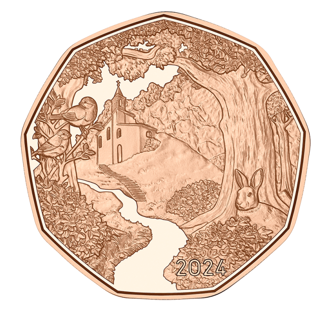 Austria 5 euro coin 2024 - On the way