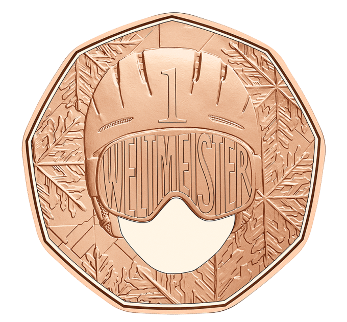 Austria 5 euro coin 2024 - World Champion