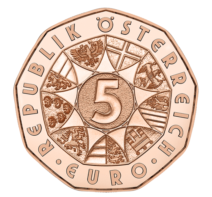 Austria 5 euro coin 2024 - On the way