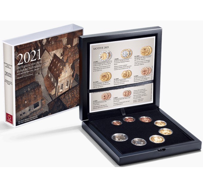 Austria coin set PROOF 2021 - Esimene Viini rahapaja