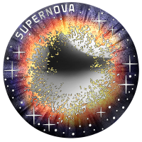 AUSTRIA 20 EURO Silver coin 2024 - The Uncharted Universe – Supernova