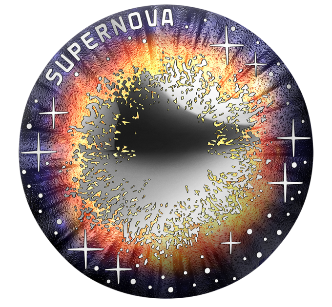 AUSTRIA 20 EURO Silver coin 2024 - The Uncharted Universe – Supernova