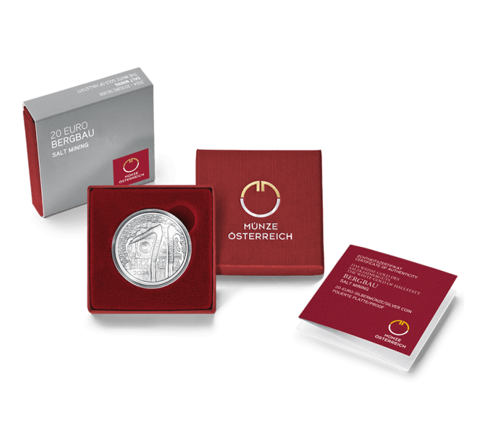 Austria 20 euro Silver coin 2024 – SALT MINING