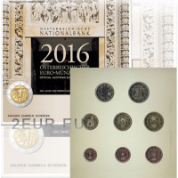 Austria Euromüntide komplekt BU 2016