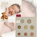 Austria Euro coin set BU 2018 - BABY COIN SETS