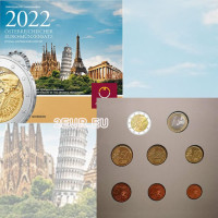Austria Euromüntide komplekt BU 2022 - 35 aastat Erasmuse programmi