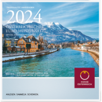 Austria Euromüntide komplekt BU 2024 - Bad Ischl – Euroopa kultuuripealinn