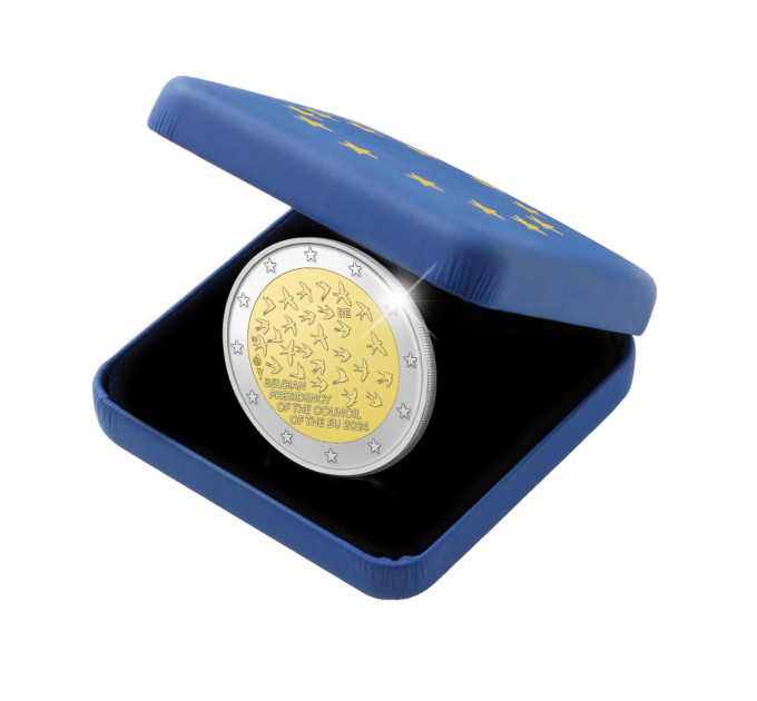 Belgium 2 euro proof 2024 - EU Presidency
