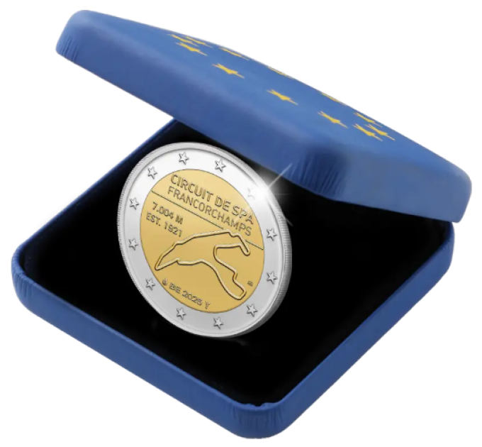 Belgium 2 euro proof 2025 - Circuit de Spa-Francorchamps