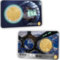 Belgium 2,5 euro BU 2025 - 50 years of the European Space Agency - NL + FR