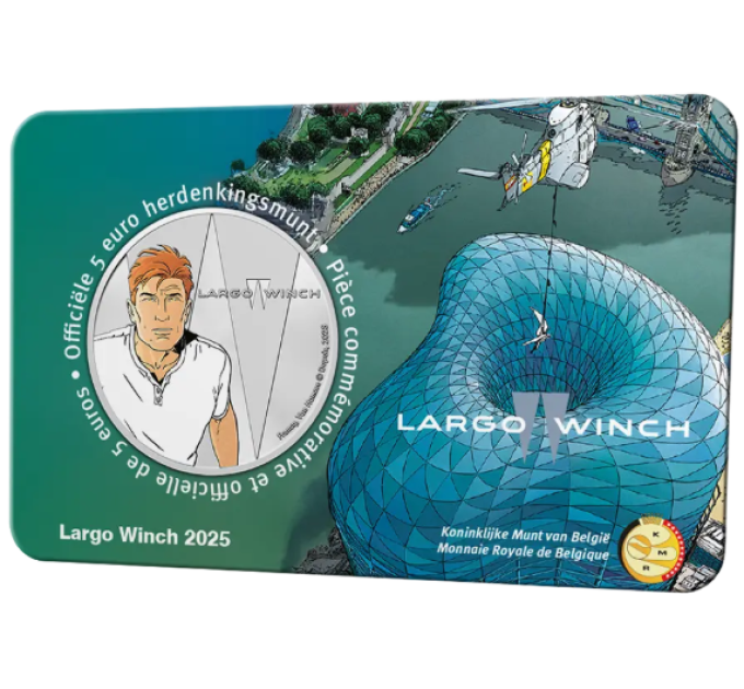 Belgium 5 euro BU 2025 - Largo Winch - Color