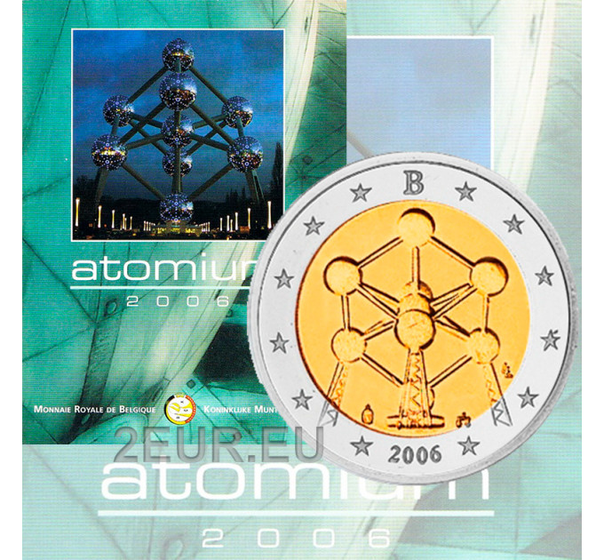 Belgium 2 euro BU 2006 - Atomium in Brussels