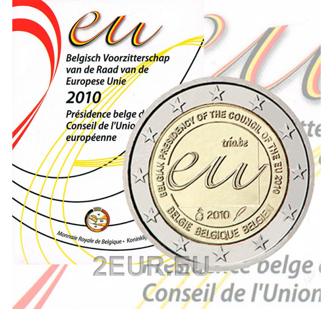 Belgium 2 euro BU 2010 - EU Presidency