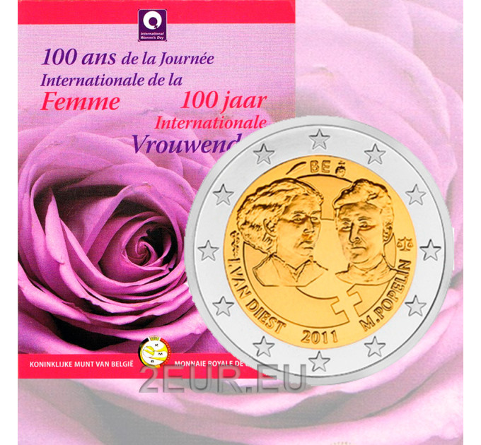 Belgium 2 euro BU 2011 - International woman's day