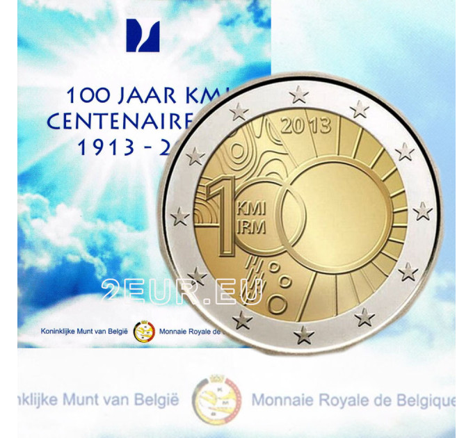 Belgium 2 euro BU 2013 - 100 Years of Royal Meteorological Institute