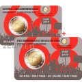 Belgium 2 euro BU 2018 - 50th Anniversary of May 1968 Events in Belgium - Student Revolt - NL+FR