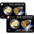Belgium 2 euro BU 2018 - European Satellite ESRO 2B - NL+FR