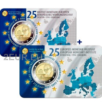 Belgia 2 euro BU 2019 – Euroopa Rahainstituudi 25. aastapäev - NL+FR 