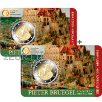 Belgia 2 euro BU 2019 – Pieter Bruegeli vanema 450. surma-aastapäev - NL+FR 