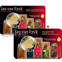 Belgia 2 euro BU 2020 – Jan van Eyck - NL+FR