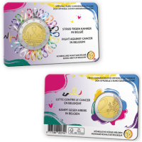 Belgia 2 euro BU 2024 – Võitlus vähi vastu – NL+FR