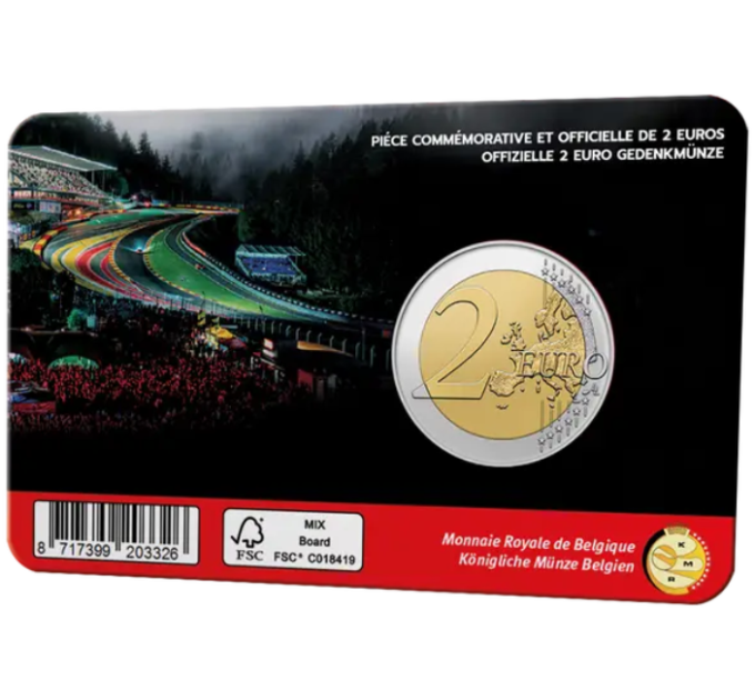 Belgium 2 euro BU 2025 - Circuit de Spa-Francorchamps - NL