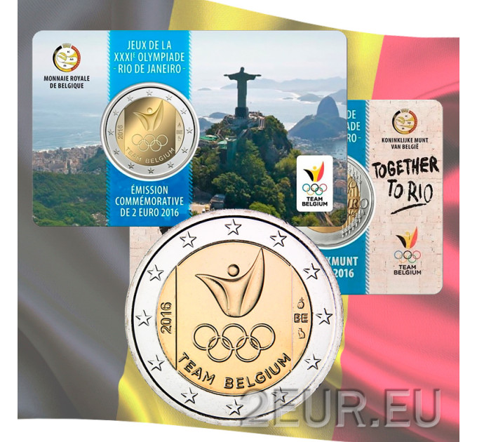 Belgium 2 euro BU 2016 - Summer Olympics Rio de Janeiro - FR