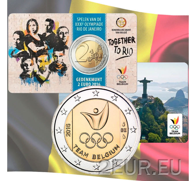 Belgium 2 euro BU 2016 - Summer Olympics Rio de Janeiro - NL
