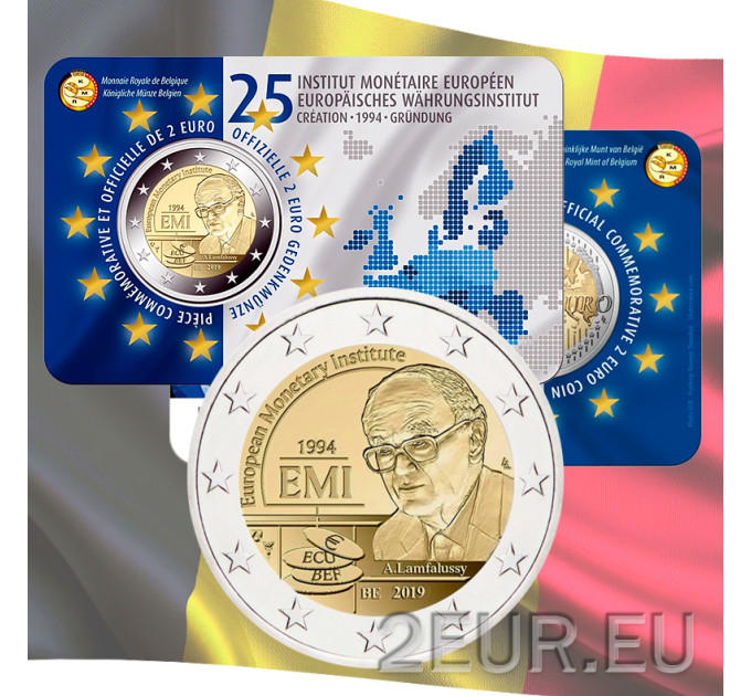 Belgium 2 euro BU 2019 - 25th Anniversary of the European Monetary Institute - FR