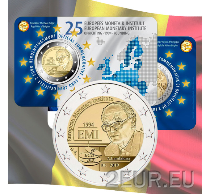 Belgium 2 euro BU 2019 - 25th Anniversary of the European Monetary Institute - NL