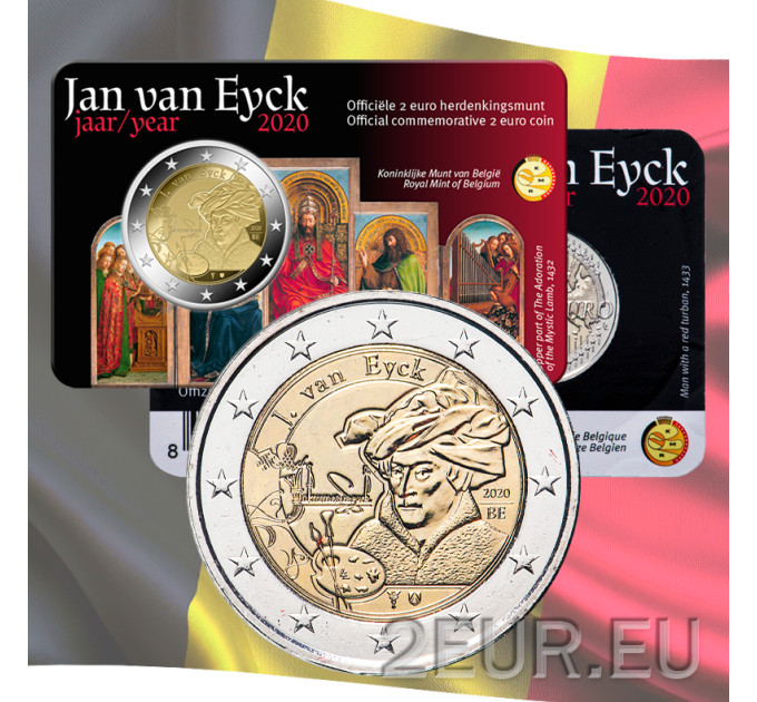 Belgium 2 euro BU 2020 - Jan van Eyck - NL