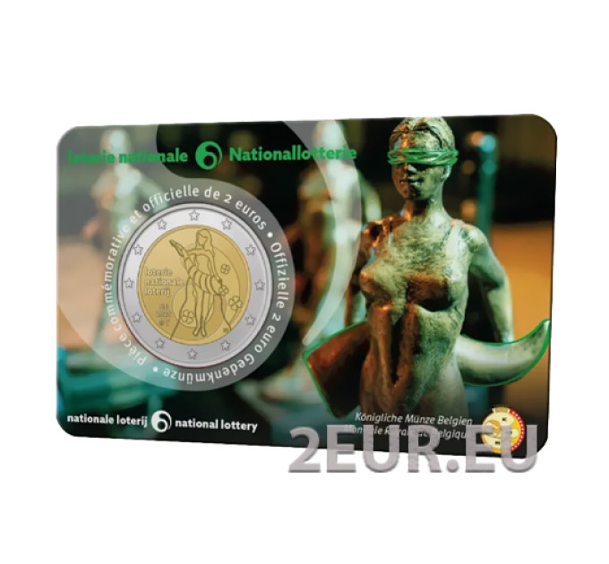Belgium 2 euro BU 2025 - National Lottery Belgium - FR