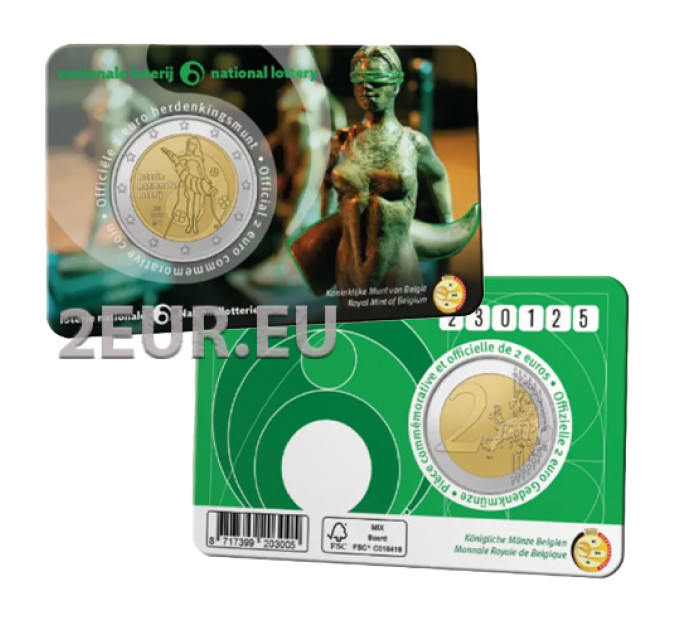 Belgium 2 euro BU 2025 - National Lottery Belgium - FR+NL